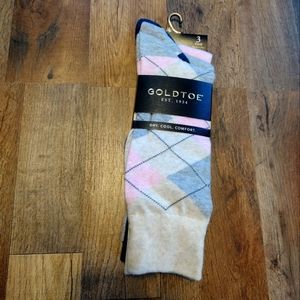 Men's 3 Pack Gold Toe Dress Socks